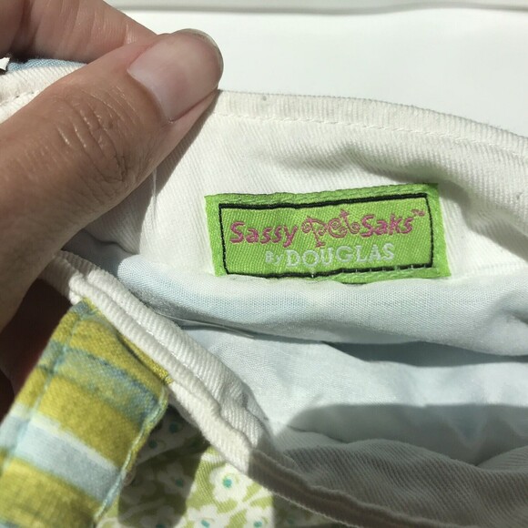 Sassy Pet Saks by Douglas - Ruffled Blue/Green Owl Purse & Notepad - Picture 7 of 11